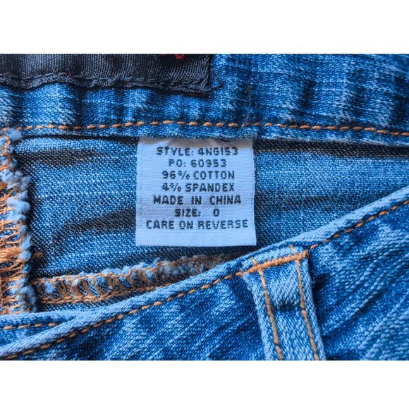 MUDD Jeans Denim flared pants US0 - Picture 4 of 5